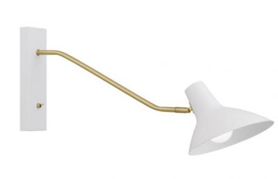 FARBON LONG READING WALL LIGHT. BLACK OR WHITE FINISH